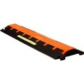 Elasco Products Elasco Elasglow 2 Channel Cable Protector, 1.25in Channel, Orange/Black,  LG2125-GLOW